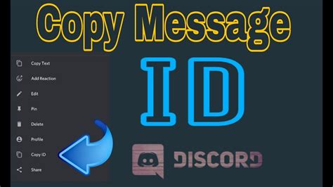 copy message id discord.